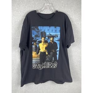 Boyz N The Hood‎ T Shirt Mens XL Black Movie Ice Cube Rap Short Sleeve Tee
